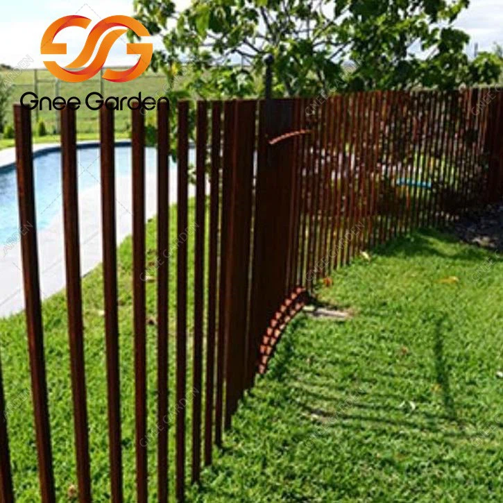 corten farm fence posts