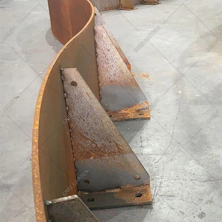 Corten Steel Raised Planter Beds