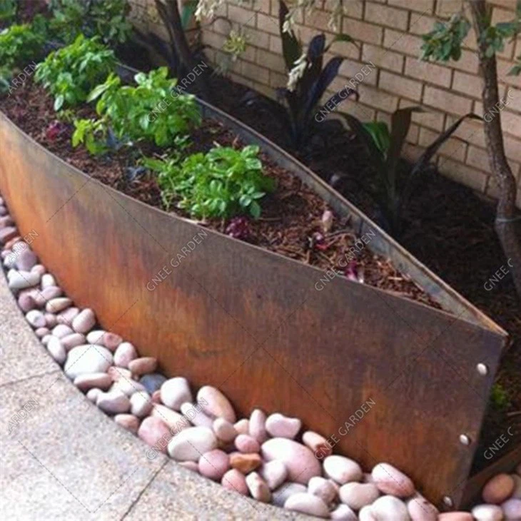 Corten Steel Raised Planter Beds