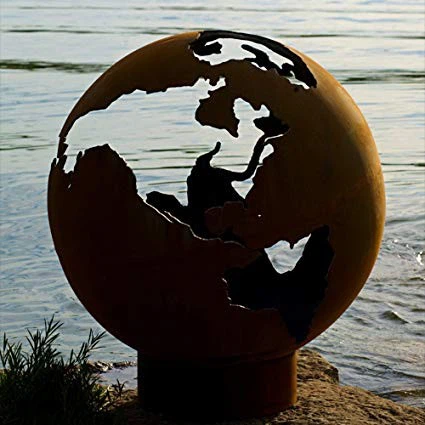 Corten Steel Water Bowl Custom Corten Steel Fire Bowl