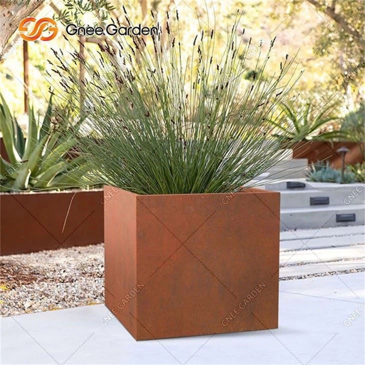 Customized Metal Planters Corten Steel
