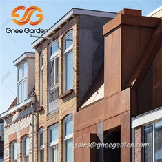 Współczesne arkusze elewacyjne z Cortenu