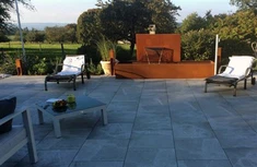 Najlepiej sprzedający się wodospad rdzy ze stali Corten