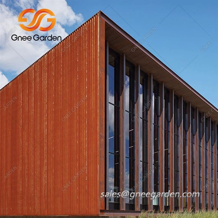 Architectural Corten Steel Facade design
