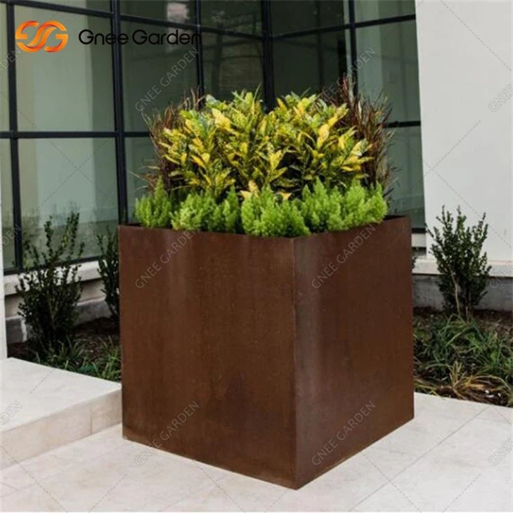 Weathering Steel Landscape Corten Steel Planter
