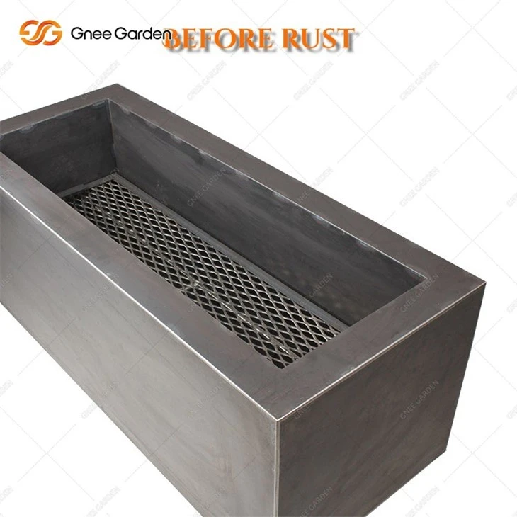 Corten Natural Gas Propane Fire Table