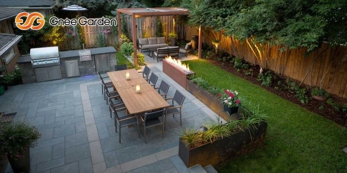 Corten Steel patio fire table Corten Steel patio fire table