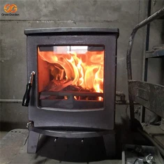 Żeliwny kominek opalany drewnem 8Kw